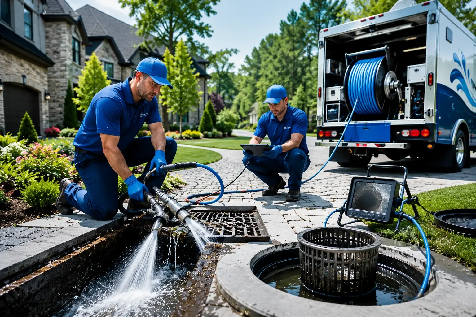 Local outdoor drain cleaning professionals in Rosamond, IL
