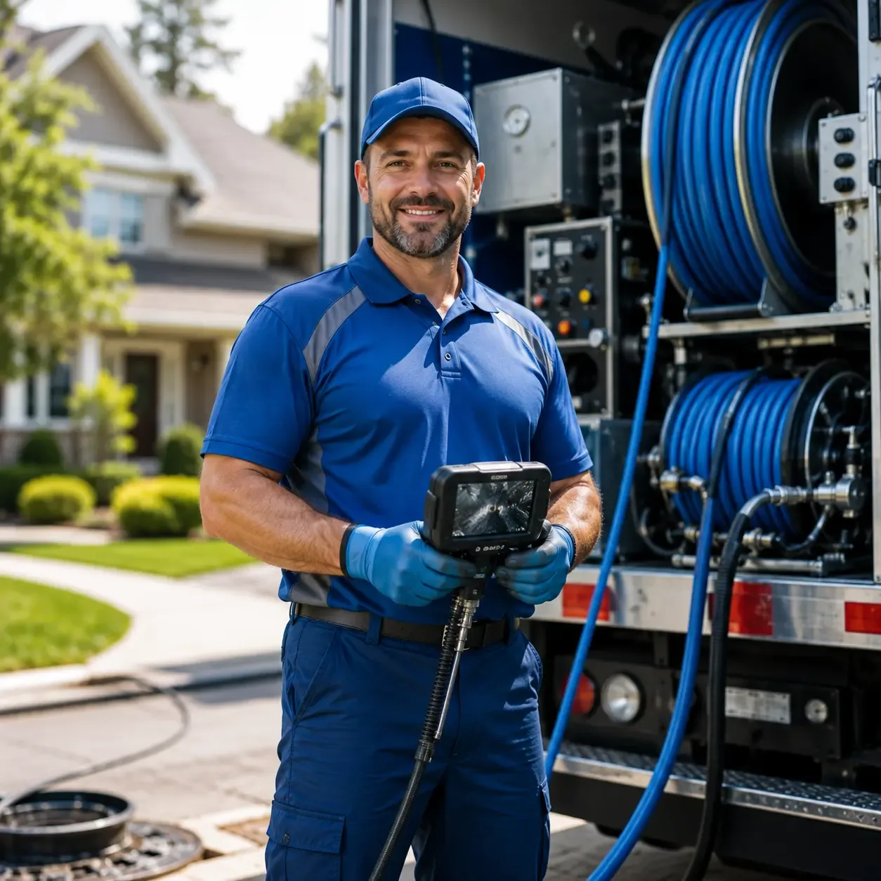 Local outdoor drain cleaning specialists in Rosamond, IL